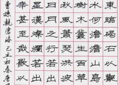 初中生硬笔书法起